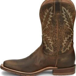 'Tony Lama' Men's 11" Bowie Western Square Toe - Oak -cowboy shop TNL 009 XT5104 1024x1024@2x