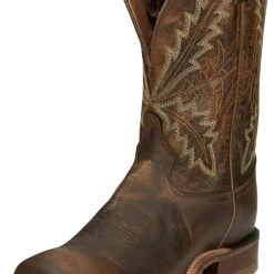 'Tony Lama' Men's 11" Bowie Western Square Toe - Oak -cowboy shop TNL 010 XT5104 1024x1024@2x