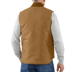 'Carhartt' Men's Duck Vest Arctic Quilt Lined - Carhartt Brown 7 'Carhartt' Men's Duck Vest Arctic Quilt Lined - Carhartt Brown -cowboy shop V01BRN AVB MF18 1024x1024@2x