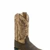 'Old West' Children's Western Square Toe - Brown / Tan -cowboy shop VB9180 1024x1024@2x