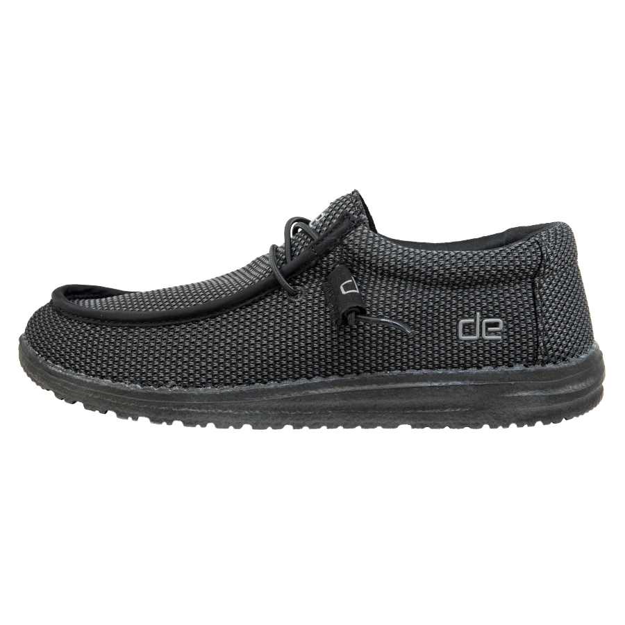 'Hey Dude' Men's Wally L Sox - Black 8 'Hey Dude' Men's Wally L Sox - Black - Image 6