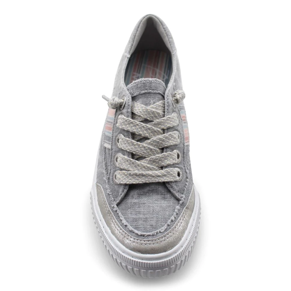 'Blowfish Malibu' Women's Alex Slip On - Fog Grey Colorwashed Cozumel / Dark Silver Orbit / Natural Bungalow 4 'Blowfish Malibu' Women's Alex Slip On - Fog Grey Colorwashed Cozumel / Dark Silver Orbit / Natural Bungalow - Image 2