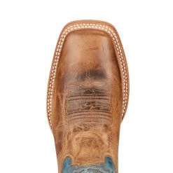 'Ariat' Men's 11" Arena Rebound - Tan / Light Blue / Dusted Wheat -cowboy shop arena rebound4 1024x1024@2x
