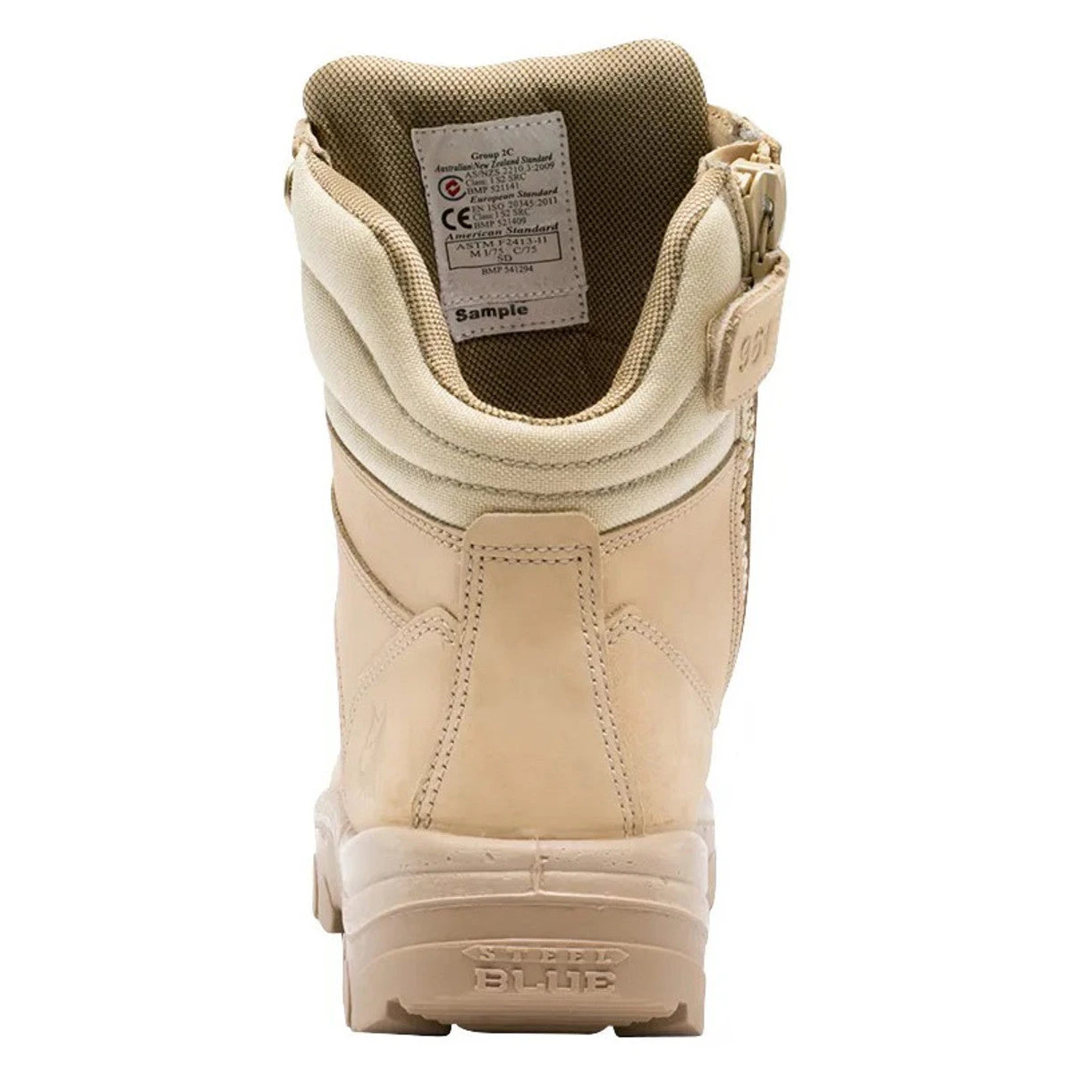 'Steel Blue' Men's 6" Southern Cross Zip Scuff EH Steel Toe - Sand (Wide) 5 'Steel Blue' Men's 6" Southern Cross Zip Scuff EH Steel Toe - Sand (Wide) - Image 3