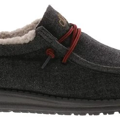 'Hey Dude' Men's Wally - Black Shell -cowboy shop heydude 110064681 wallyblackshell grey02 1024x1024@2x