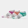'Saucony' Women's Inferno 3-Pack Running Socks - White / Orange / Magenta / Turquoise -cowboy shop m22170 125 1024x1024@2x