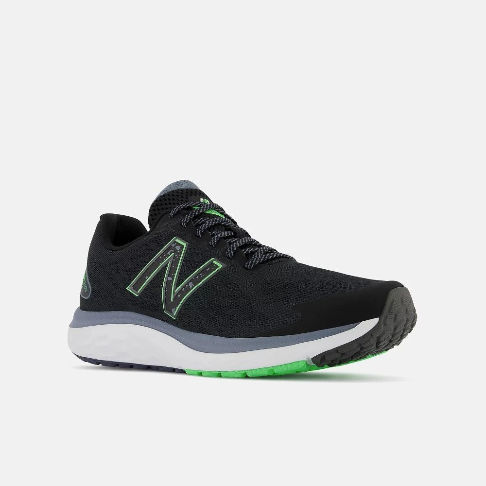 'New Balance' Men's Fresh Foam 680v7 - Black / Vibrant Spring 6 'New Balance' Men's Fresh Foam 680v7 - Black / Vibrant Spring - Image 4