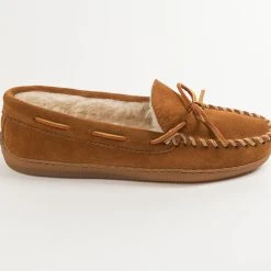 Minnetonka Moccasin Co 'Minnetonka' Men's Pile Lined Hardsole Moc Slipper - Brown (Ext. Sizes) 9 Minnetonka Moccasin Co 'Minnetonka' Men's Pile Lined Hardsole Moc Slipper - Brown (Ext. Sizes) -cowboy shop mens slippers pile hardsole brown 3902 02 bb53561f 3d00 4d95 b72d aed9543613d1 1024x1024@2x
