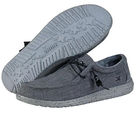 'Hey Dude' Men's Wally L Stretch - Steel 4 'Hey Dude' Men's Wally L Stretch - Steel - Image 2