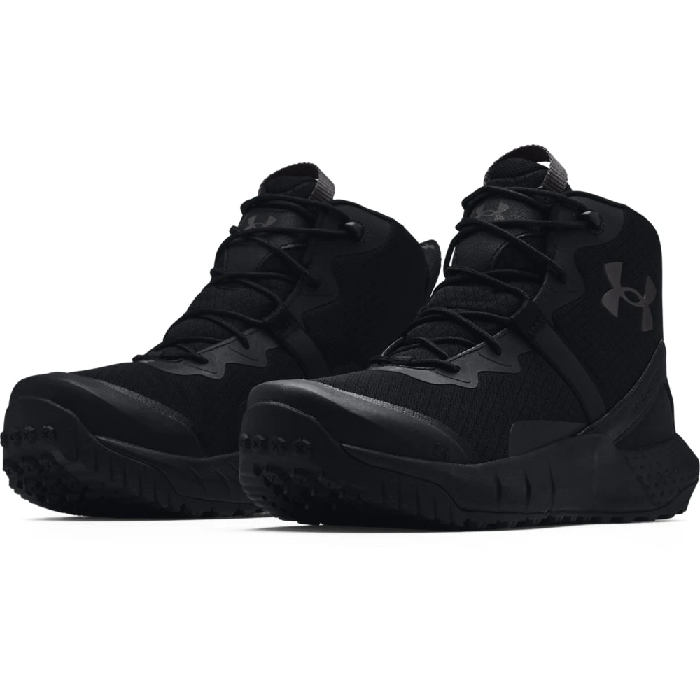 'Under Armour' Men's 6" Micro G® Valsetz Mid Tactical Boots - Black 7 'Under Armour' Men's 6" Micro G® Valsetz Mid Tactical Boots - Black - Image 5