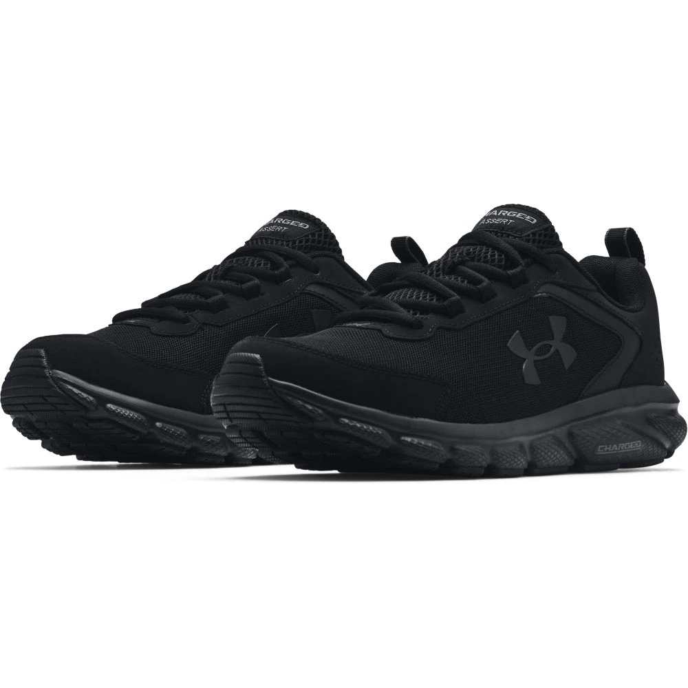 'Under Armour' Men's Charged Assert - Black / Black 6 'Under Armour' Men's Charged Assert - Black / Black - Image 4