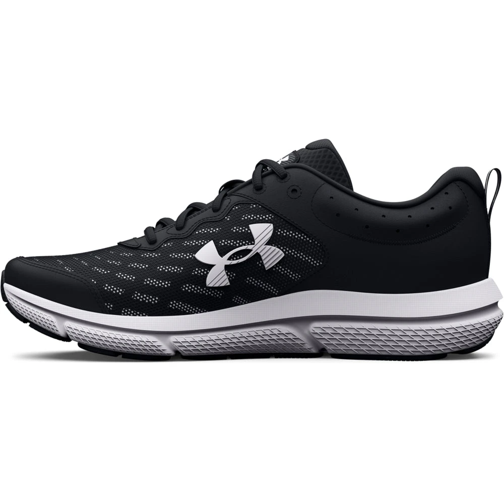 'Under Armour' Men's Charged Assert 10 - Black / White (Extra Wide) 7 'Under Armour' Men's Charged Assert 10 - Black / White (Extra Wide) - Image 5
