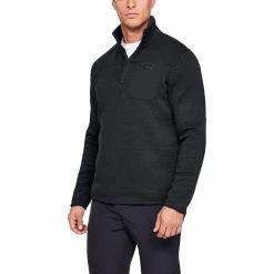 'Under Armour' Men's Specialist Henley 2.0 - Black / Charcoal