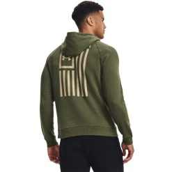 'Under Armour' Men's Freedom Flag Hoodie - Marine OD Green -cowboy shop s7.V5 1370806 390 BC 1024x1024@2x