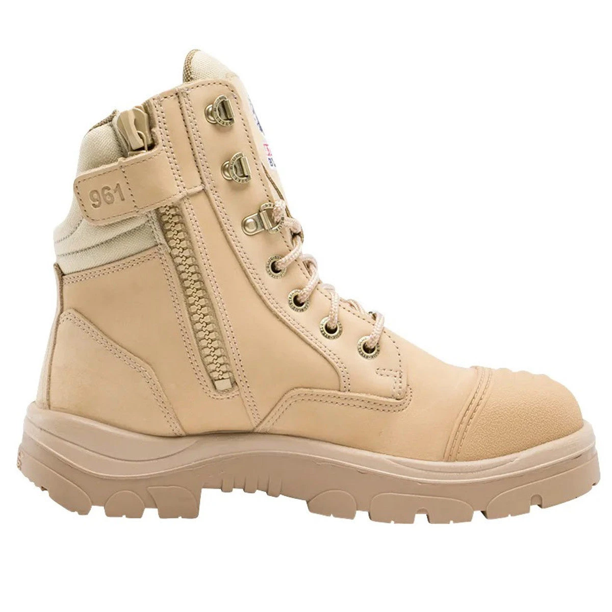 'Steel Blue' Men's 6" Southern Cross Zip Scuff EH Steel Toe - Sand (Wide) 3 'Steel Blue' Men's 6" Southern Cross Zip Scuff EH Steel Toe - Sand (Wide)