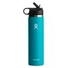 'Hydro Flask' 24 Oz. Wide Mouth W/Flex Straw Lid - Laguna -cowboy shop w24bsw laguna 1024x1024@2x
