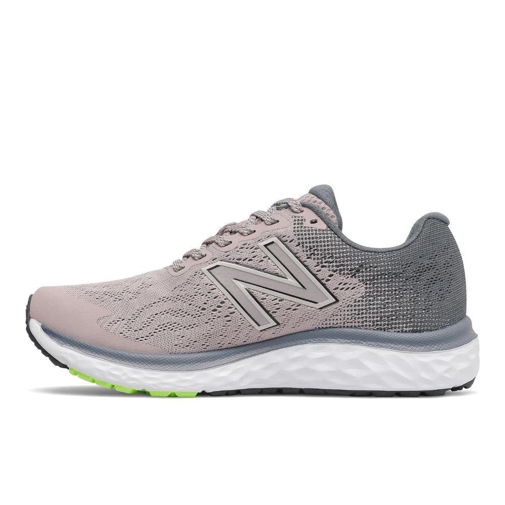 'New Balance' Women's Fresh Foam 680v7 - Logwood W/Ocean Grey & Bleached Lime Glo 7 'New Balance' Women's Fresh Foam 680v7 - Logwood W/Ocean Grey & Bleached Lime Glo - Image 5