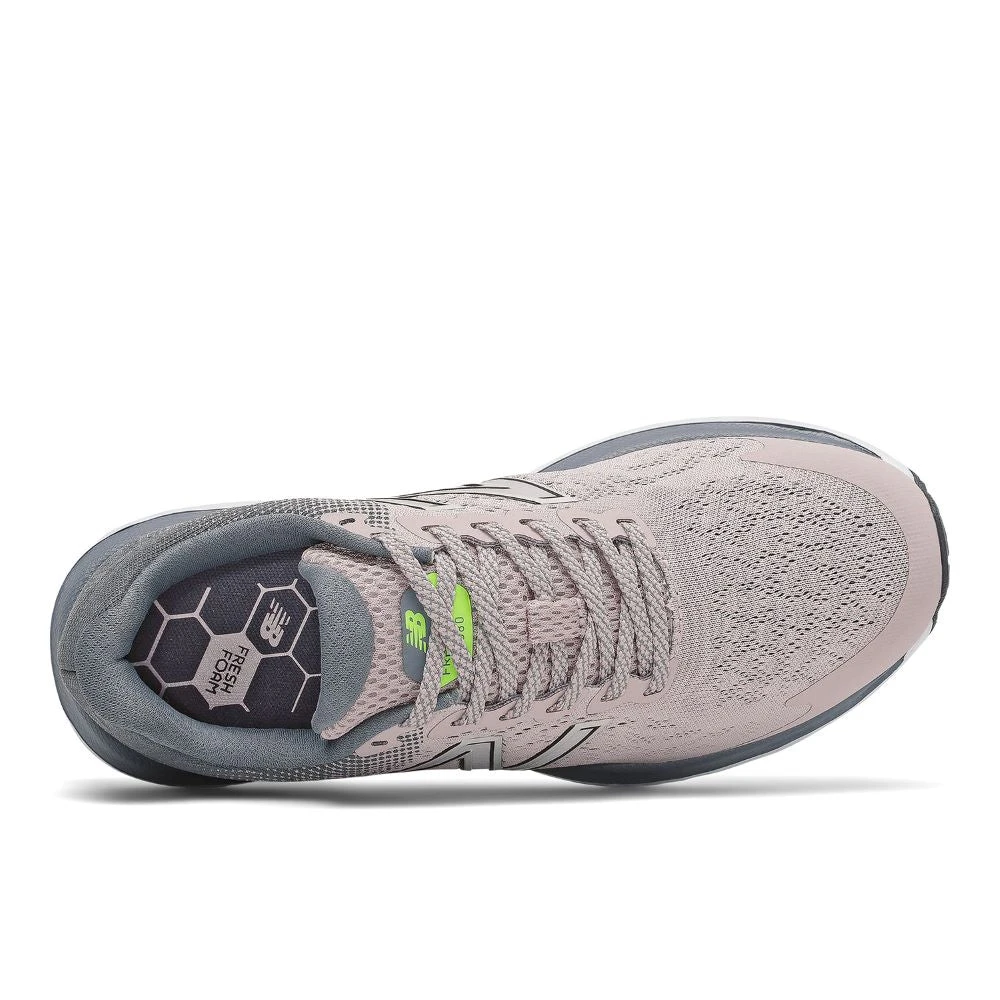 'New Balance' Women's Fresh Foam 680v7 - Logwood W/Ocean Grey & Bleached Lime Glo 4 'New Balance' Women's Fresh Foam 680v7 - Logwood W/Ocean Grey & Bleached Lime Glo - Image 2