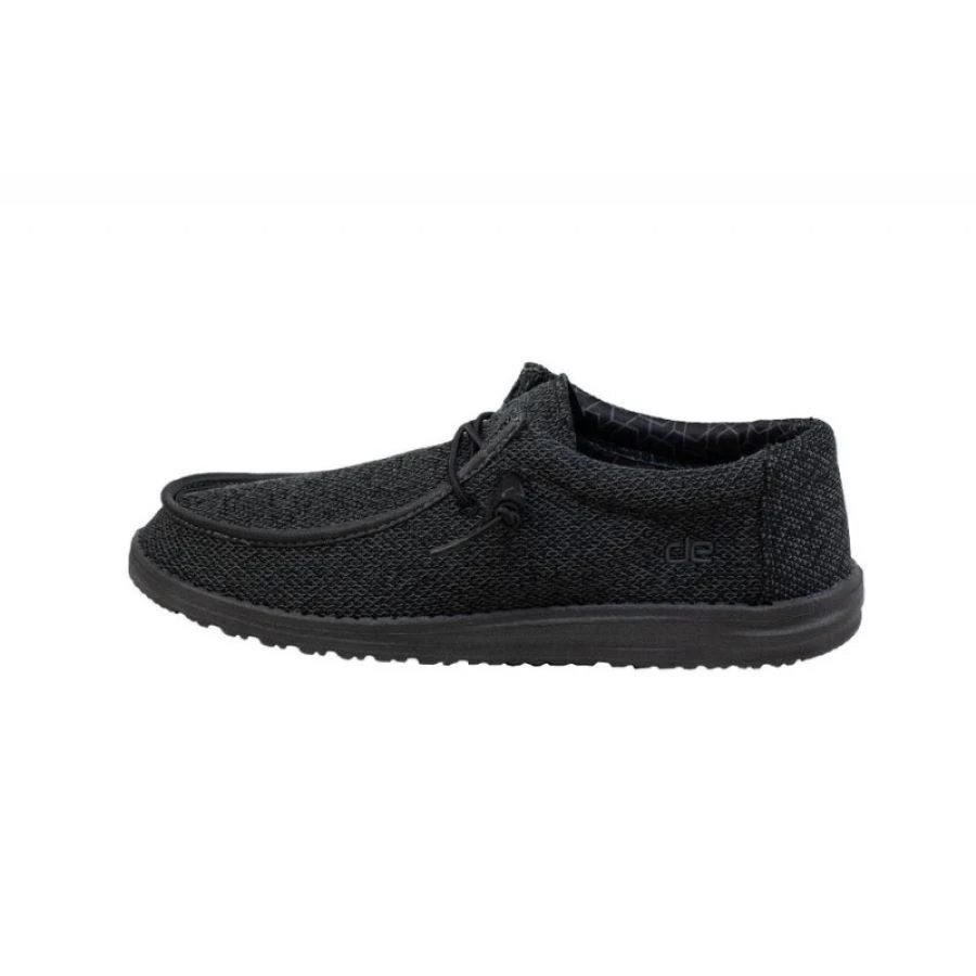 'Hey Dude' Men's Wally Sox Micro - Total Black 3 'Hey Dude' Men's Wally Sox Micro - Total Black