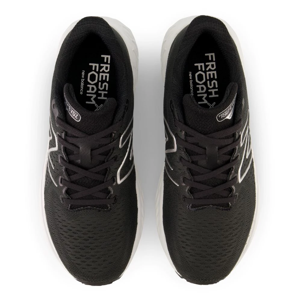 'New Balance' Women's Fresh Foam X EVOZ V3 - Black / Silver Metallic 4 'New Balance' Women's Fresh Foam X EVOZ V3 - Black / Silver Metallic - Image 2