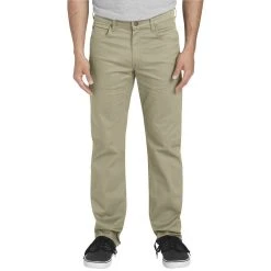 'Dickies' Regular Straight Flex Twill 5 Pocket Pant - Rinsed Desert Sand